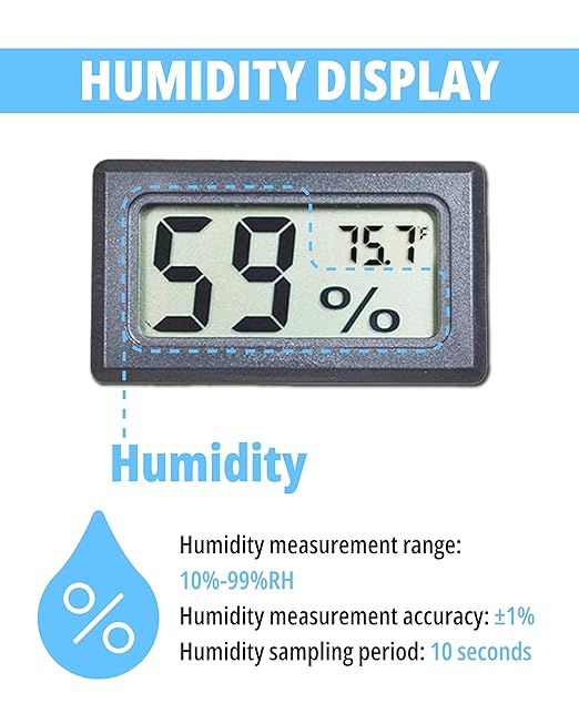 Hygrometer, Humidity Meter, Hydrometer, Room Thermometer Indoor, Humidity Sensor - Image 2