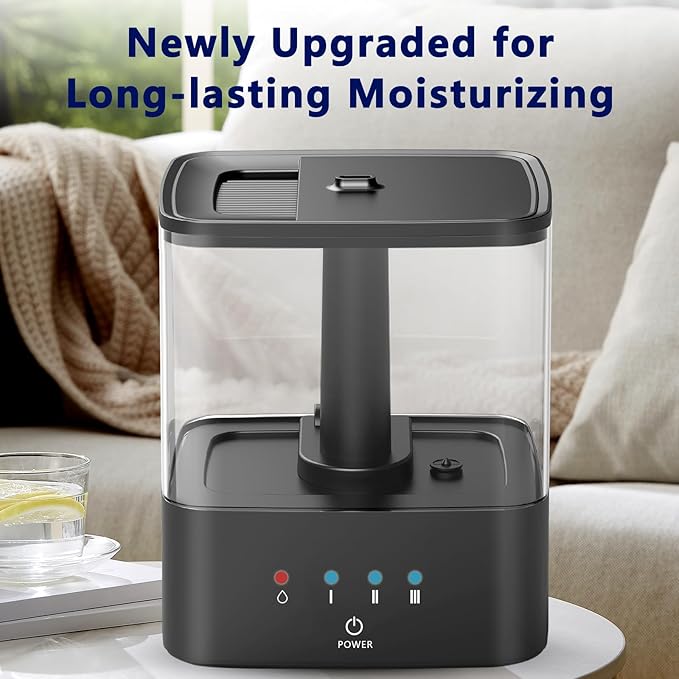 KZF 4L Top Fill Humidifiers for Bedroom & 60H Runtime - Image 5