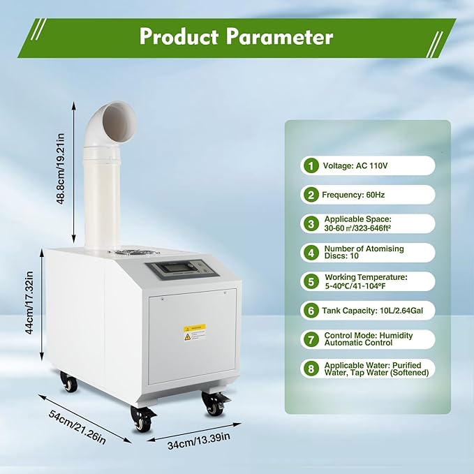Ultrasonic Industrial Agricultural Humidifer Commercial Humidifier - Image 6