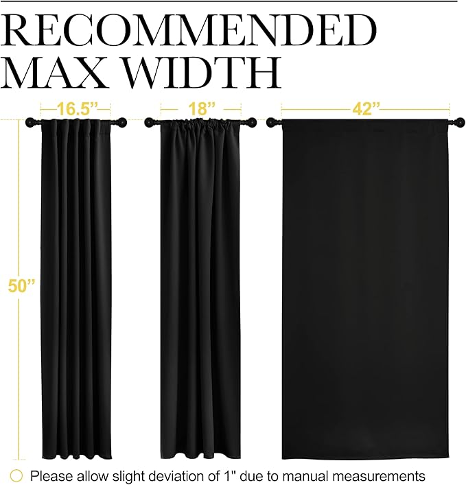 NICETOWN Halloween Blackout Curtains Window Panel Drapes - Image 7