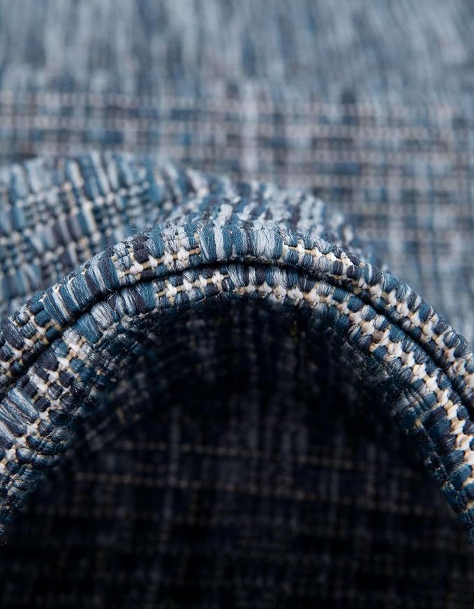Unique Loom Outdoor Solid Collection Area Rug - Image 5