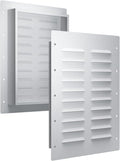 Shipping Container Vent with Metal Mesh, 2 Pack Heavy Duty Container Air Vents by POOAMY