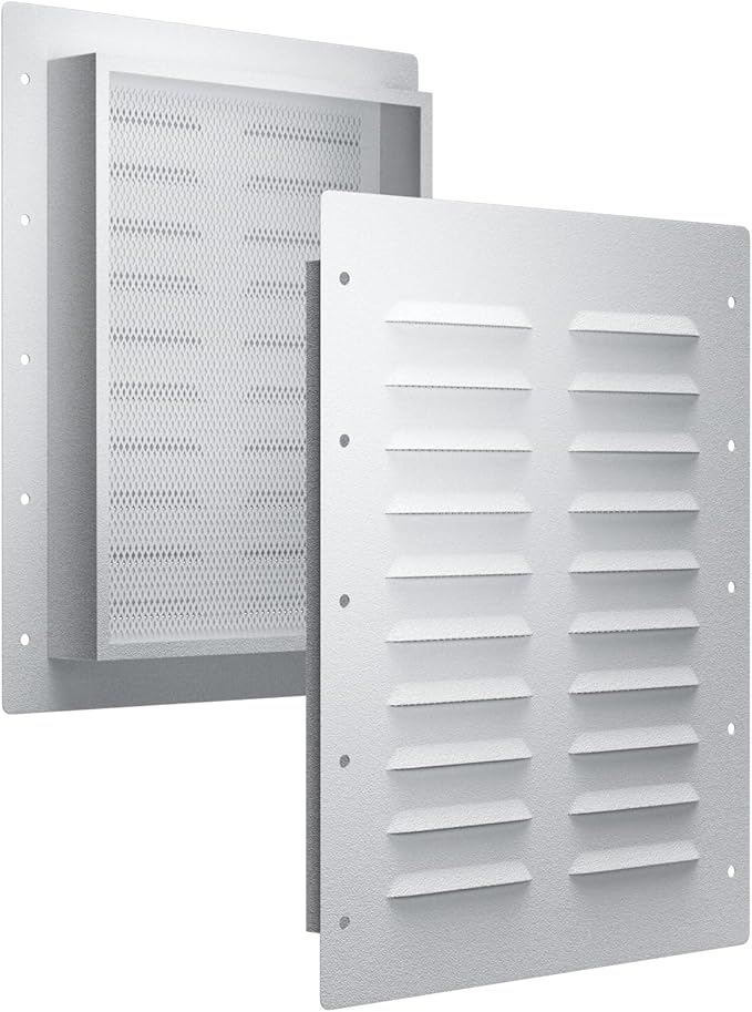 Shipping Container Vent with Metal Mesh, 2 Pack Heavy Duty Container Air Vents by POOAMY