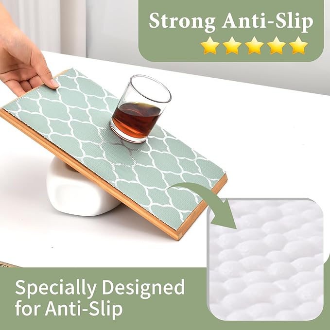 Shelf Liners for Kitchen Cabinets Non Adhesive Drawer Liner 23.6in x 30FT Light - Image 6