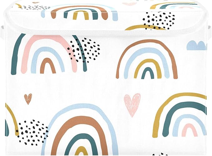 xigua Cartoon Rainbow Storage Bins by LLCxigua