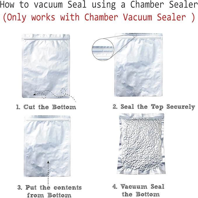 AwePackage Mylar Aluminum Foil Zipper Bag - Image 6