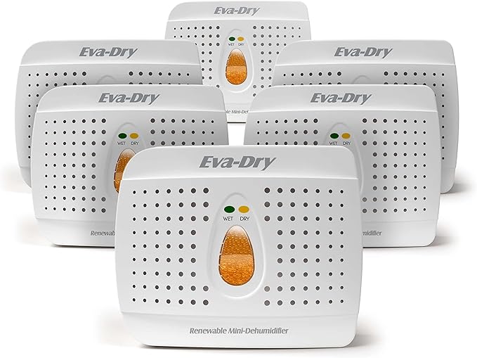 Eva-Dry E-333 Wireless Mini Dehumidifier. Top Moisture Absorber by EVADRY