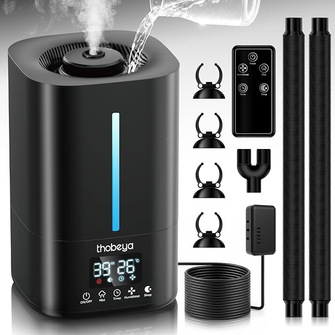 1.32 Gal / 5L Reptile Humidifier Fogger, Timer Function, Humidifier by Unknown