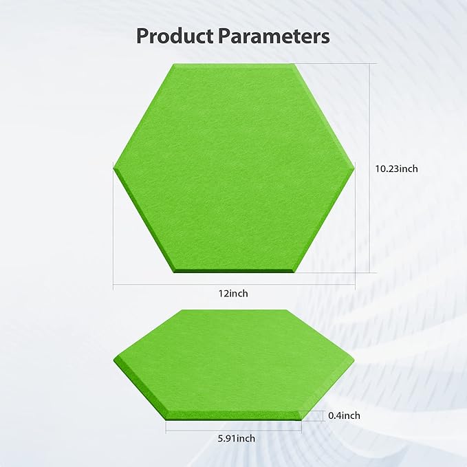 12 Pack Acoustic Panels Self Adhesive Sound Proof Foam, High Density Sound - Image 6