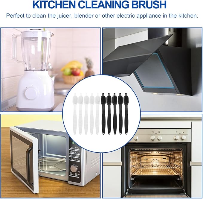 Juicer Cleaning Brush with Suction Handle Small Nylon Brush - Image 6