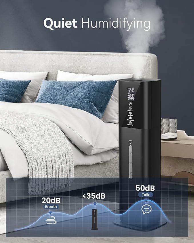 Humidifiers for Bedroom, 2.11Gal 8L Quiet Humidifiers for Large Room - Image 4