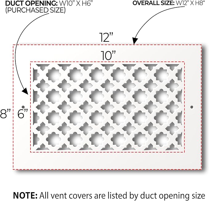 SABA Home Decor Air Vent Cover Grille - Image 2