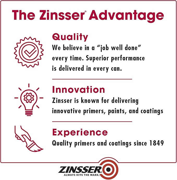 qt Zinsser 276087 White Zinsser, Mold Killing Primer Water-Based Mold Killing - Image 8