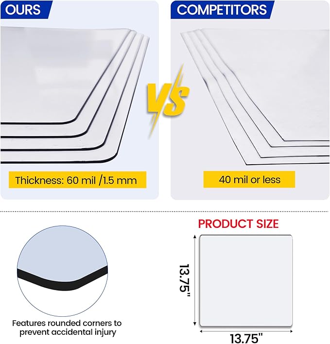 Square Magnetic Vent Covers, 13.75" x 13.75", Extra Strong Magnets, Fits Steel - Image 4