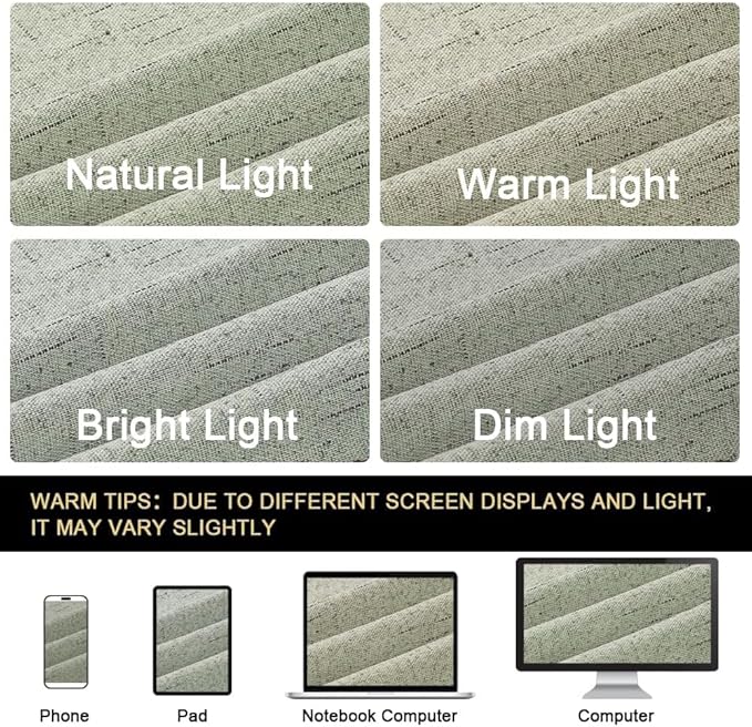 PrinceDeco 100% Blackout Curtains - Image 6