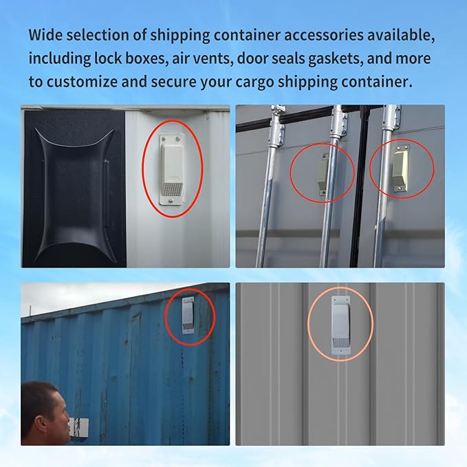 8 Pack Shipping Container Air Vent, Cross Flow Ventilation - Image 5