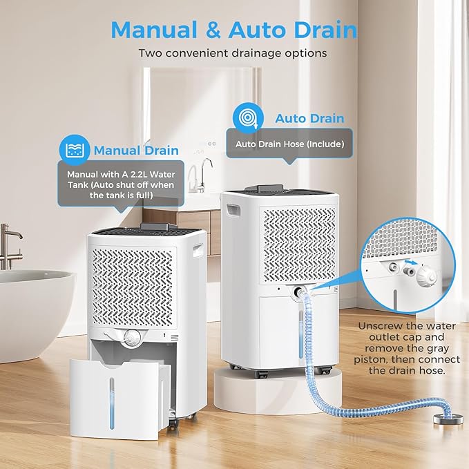 4000 sq.ft Dehumidifier for Basement, Trazico 45 Pint Dehumidifiers for Home - Image 3