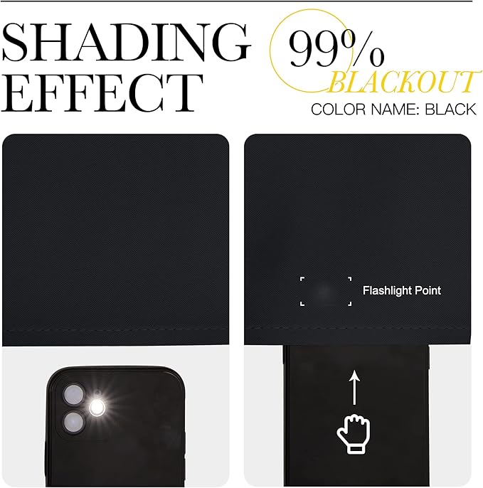 NICETOWN Black Out Curtain Panels - Image 5