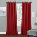 MYSKY HOME Red Blackout Curtain, Single Panel by MYSKYHOME