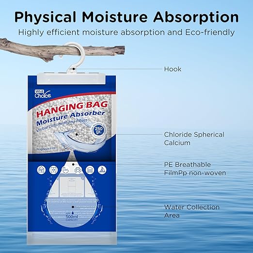 W&E Choice Moisture Absorbers Hanging Bag - Image 3