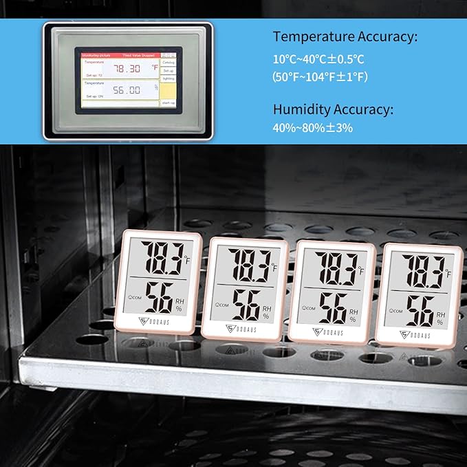 DOQAUS Indoor Thermometer for Home, Room Thermometer Humidity Meter - Image 7