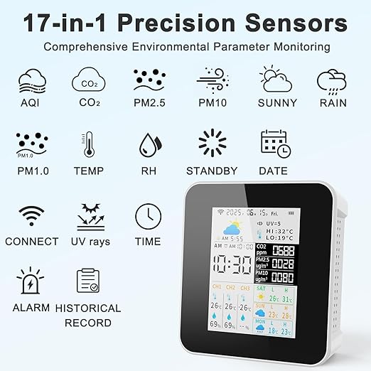 Air Quality Monitor Indoor 17-Parameter - Image 2