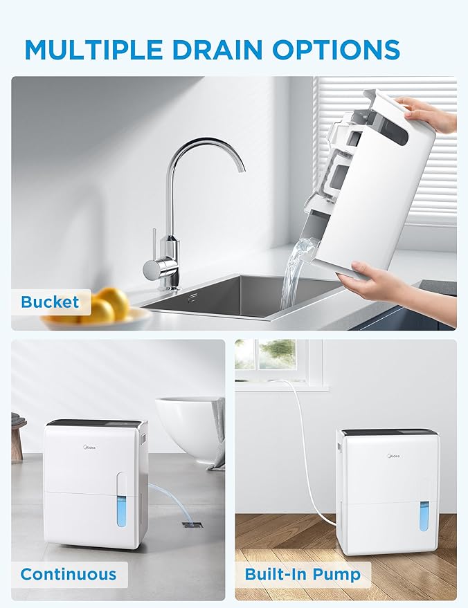Midea 5, 500 Sq. Ft Dehumidifier - Image 4