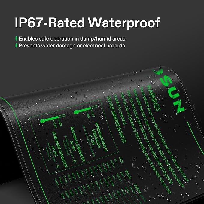 VIVOSUN 2-Pack 48" x 20.75" Durable Waterproof Seedling Heat Mat, UL & - Image 4