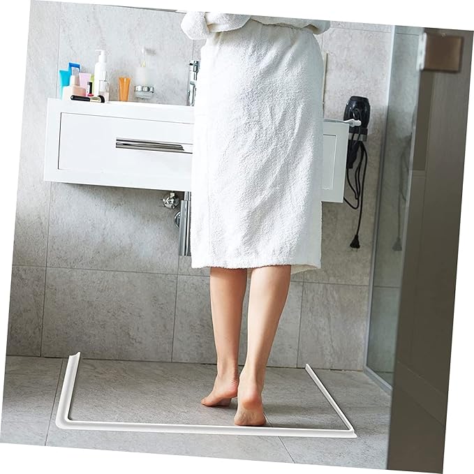 Housoutil 3pcs Self-adhesive Bathroom Strip Water Retaining Strip - Image 2