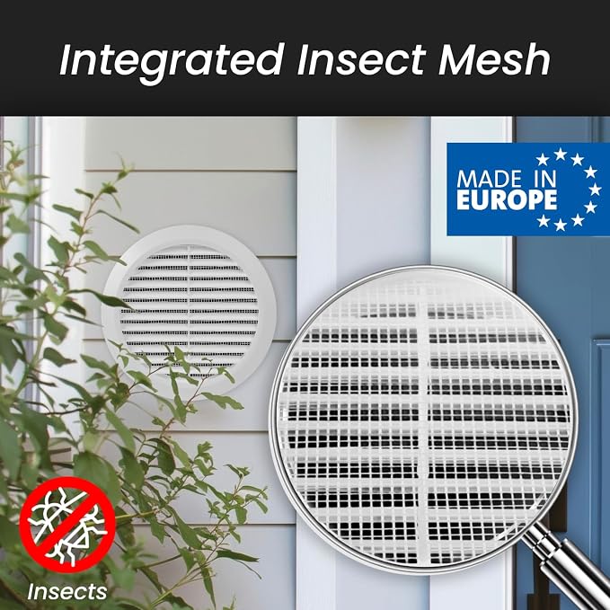 Repa Market 6 Inch White Round Air Vent Cover - Image 3
