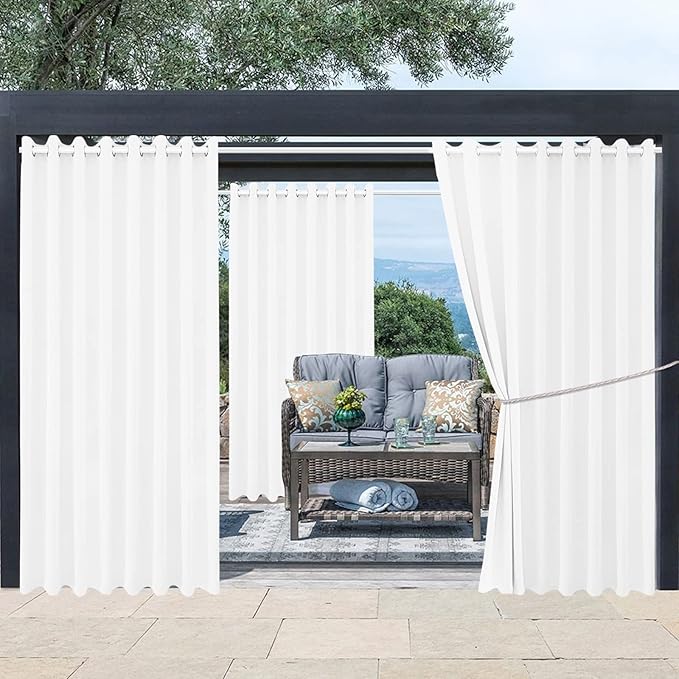 Outdoor Patio Curtain Waterproof Darkening Thermal Insulated Indoor Curtains - Image 7