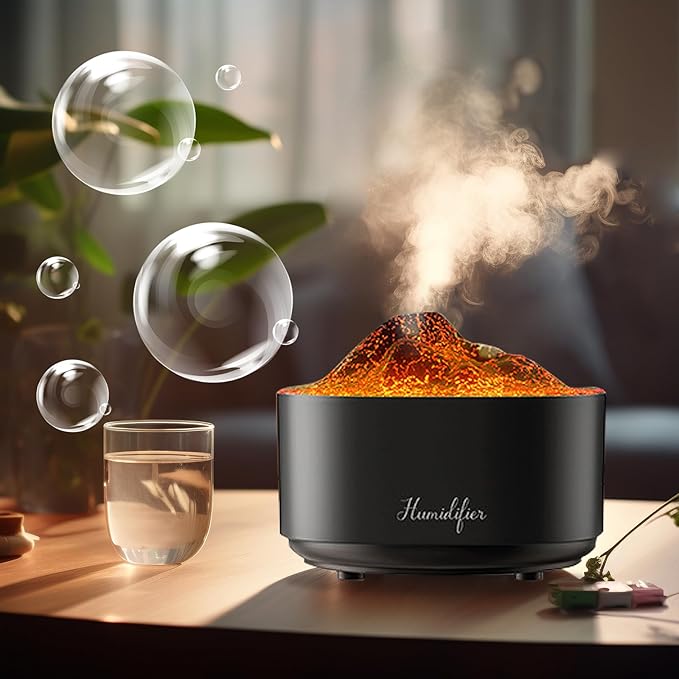 Humidifier for Bedroom, 1.5L Volcano Essential Oil Diffuser, Air Diffuser - Image 4