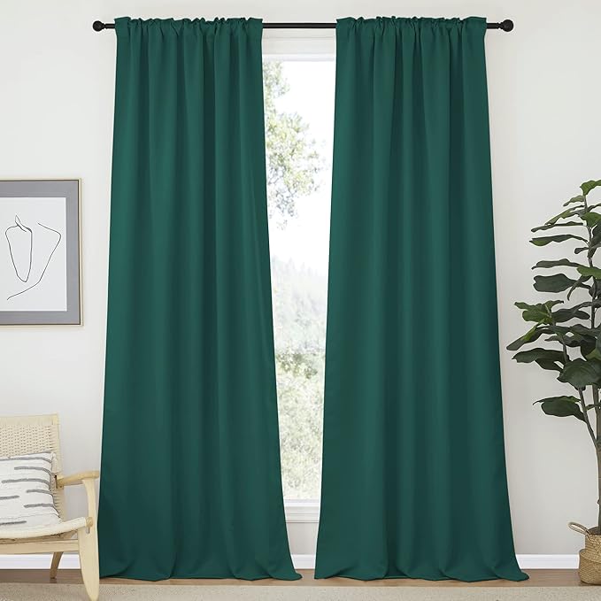 NICETOWN Bedroom Blackout Curtain Panels - Image 2