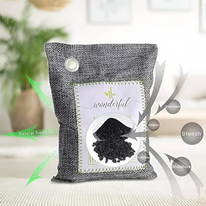 Bamboo Charcoal Air Purifying Bags – Natural Odor Eliminator & Moisture Absorber - Image 3