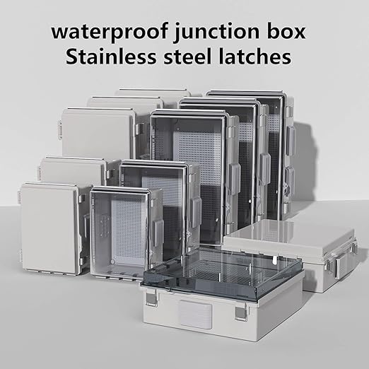 Electrical Junction Box, Ventilated Design, Cable Grommets, Indoor/Outdoor Use - Image 7