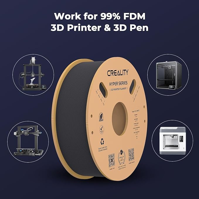 Creality Hyper PLA Filament 1.75mm, High-Speed 3D Printing Filament Up to - Image 3