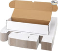 Bulk 400 Capacity Card Toploaders Storage Box, in Total 25 Pack Brown White by Serwrsw