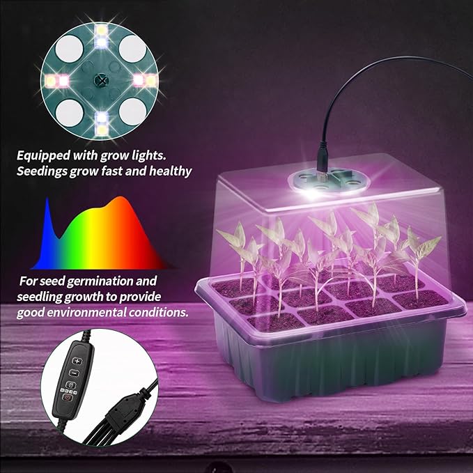 Seed Starter Tray, Plant Propagation Station - Image 2
