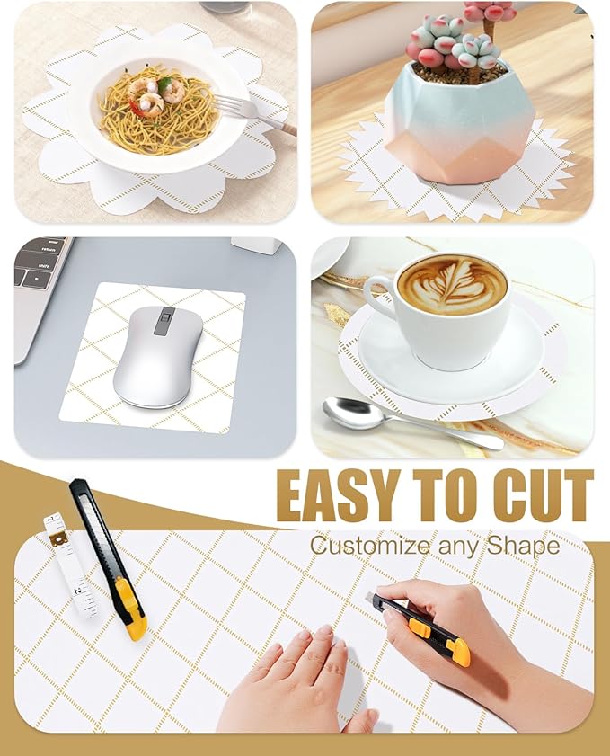 Shelf Liners for Kitchen Cabinets Non-Adhesive, Non-Slip Thickened Shelf Paper - Image 6