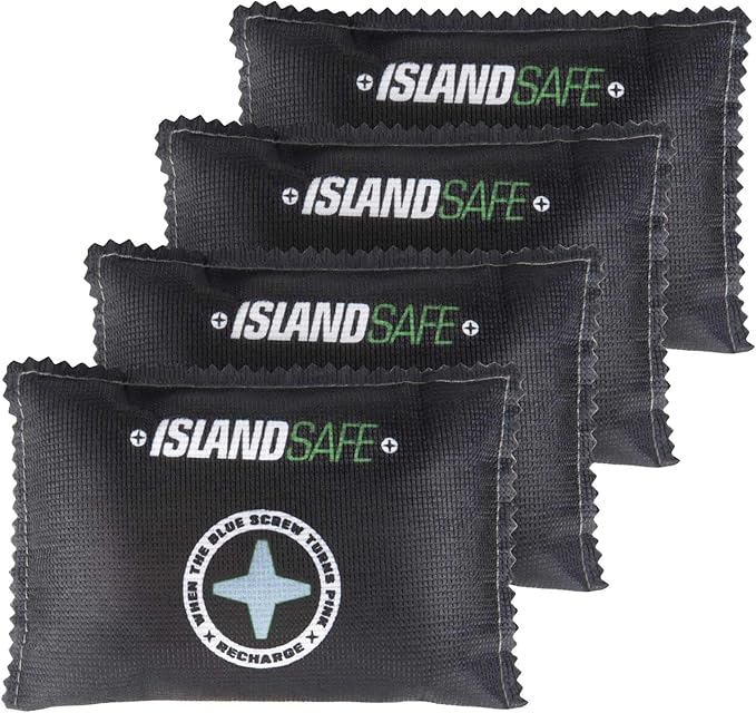 Rechargeable Safe Dehumidifier Bag 400g, Microwave Fast Reactivated Desiccant by ISLANDSAFE