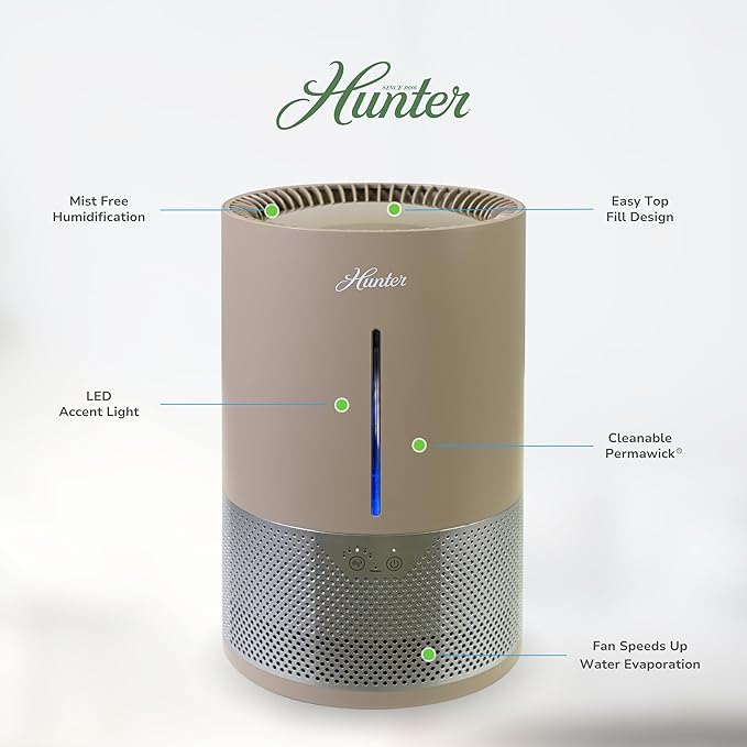 HHE150 Hunter Aspire 4.8L Evaporative Humidifier - Image 2