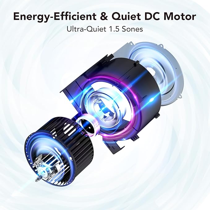 OREiN 2-in-1 Bathroom Exhaust Fan - Image 6