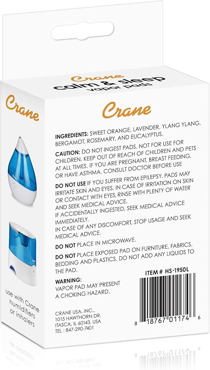 Crane Natural Lavender Orange Humidifier Pads - Image 3