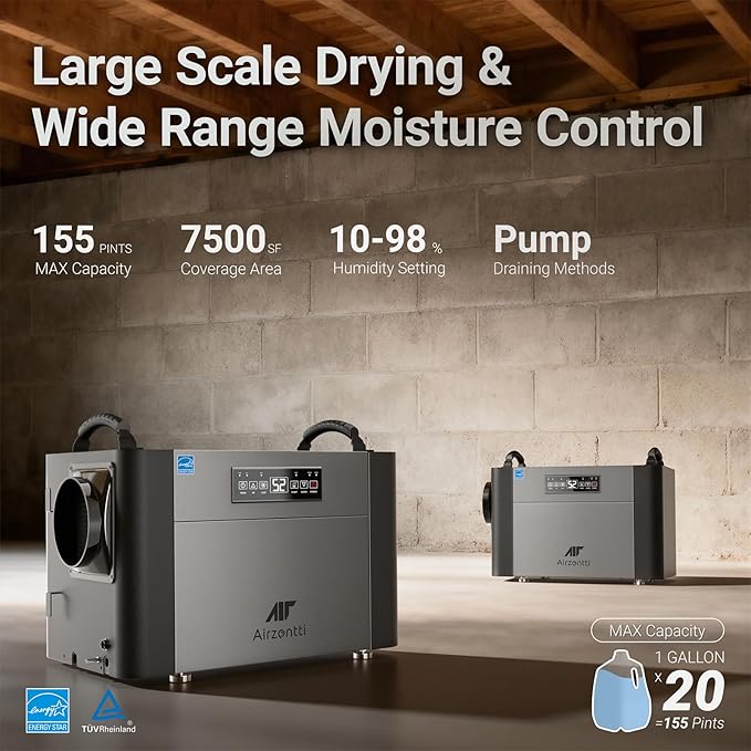 155 Pints Commercial Dehumidifier - Image 2