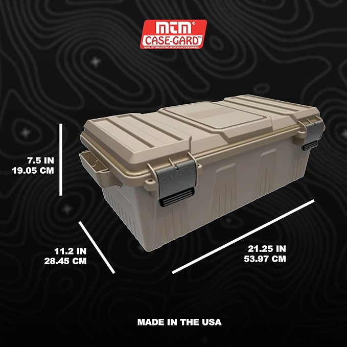 MTM ACDC30, Divided Ammo Crate Utility Box, Water- Resistant, Snap Latch - Image 5