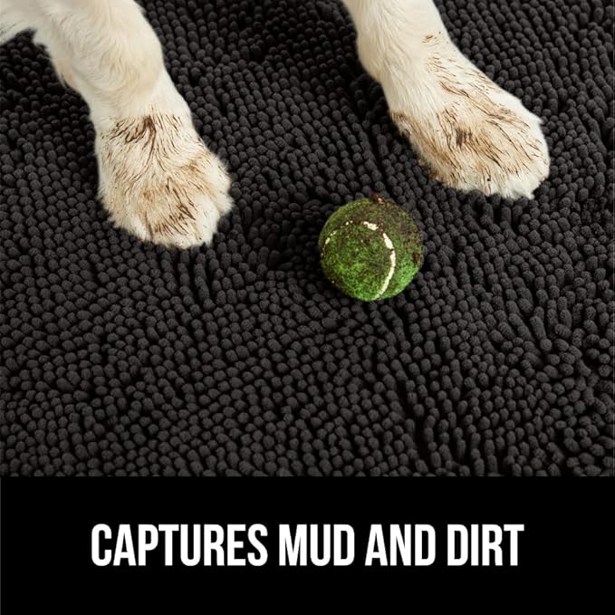 GORILLA GRIP SOAKSTOPPER Dog Door Mat, 30x20 Machine Washable Rug Absorbent - Image 3