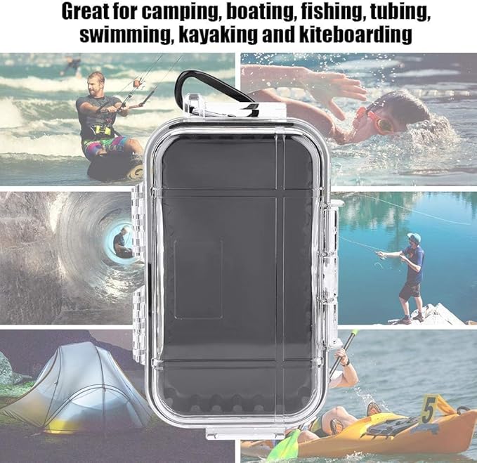 Dry Box Outdoor Waterproof Airtight Storage Case Hard Shell Wet Dry Box Carry - Image 4