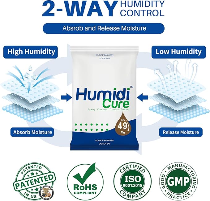 Humidi-Cure 49% 2-Way Humidity Packs, Moisture Absorbers - Image 3