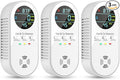 5-in-1 Carbon Monoxide Detectors, Natural Gas Leak Detector, Plug-in & Battery by VilfeLLC