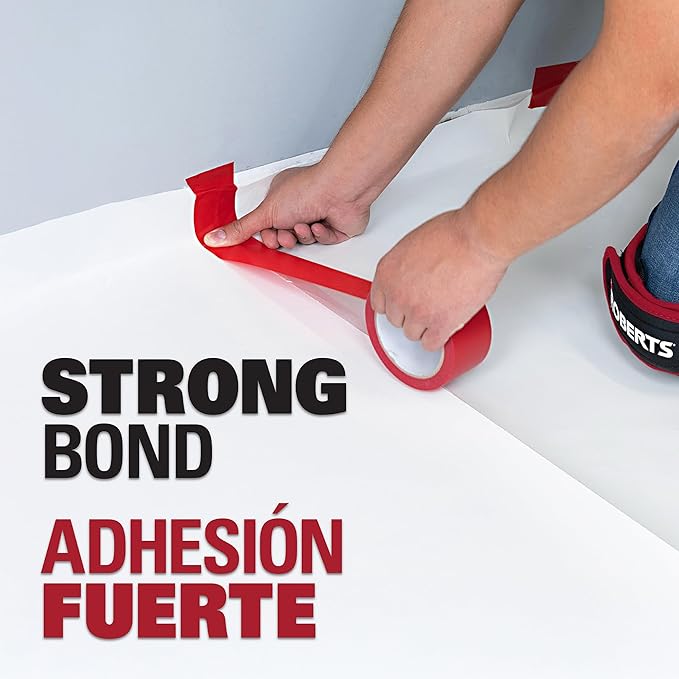 Roberts 50-040 Underlayment Seam Tape 100 ft. Red - Image 4